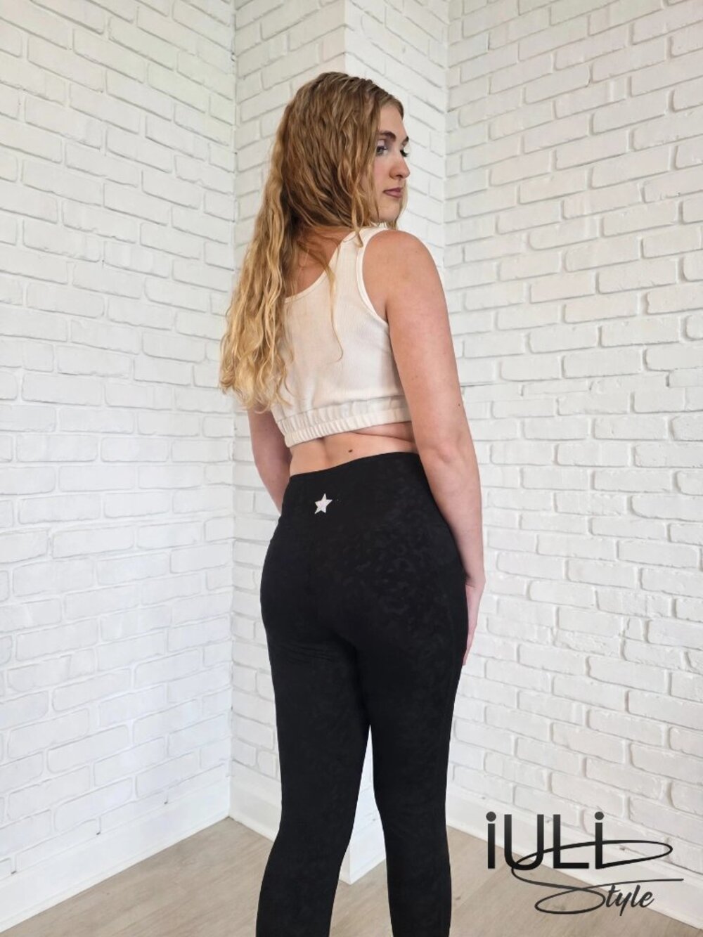 Black Leopard Print Leggings